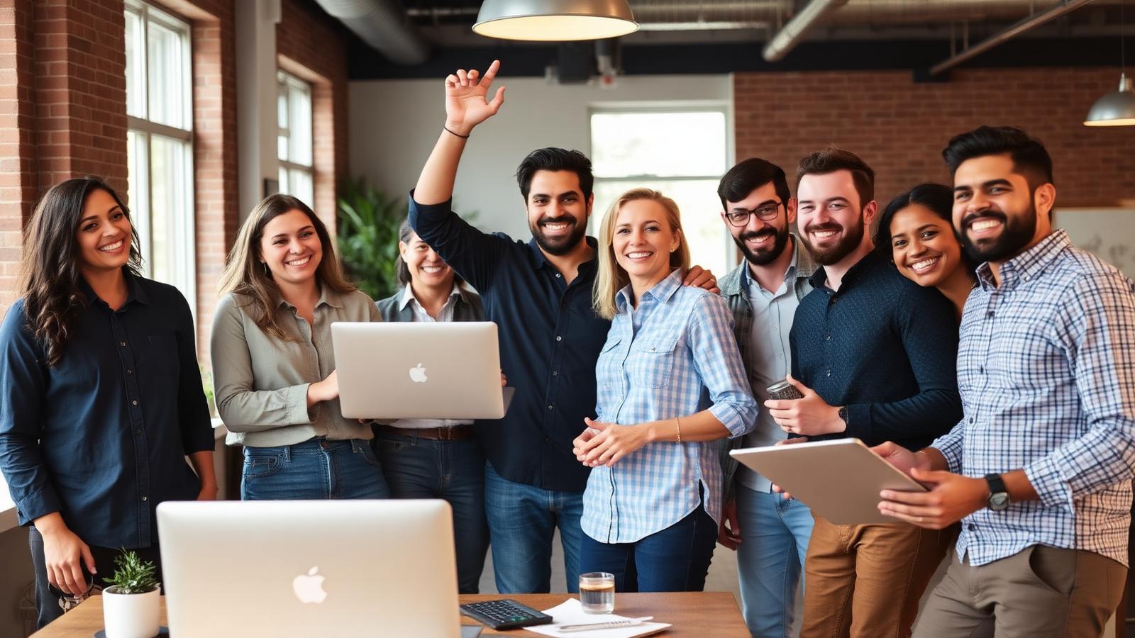 A diverse community of American affiliate marketers collaborating